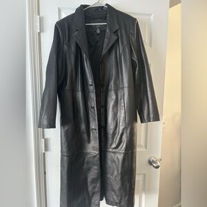 Centigrade Vintage 100% Leather Trench Coat